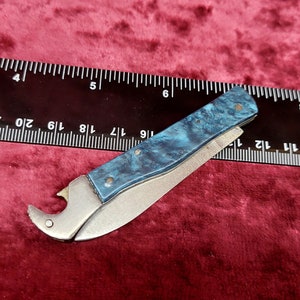 vintage folding tourist knife. Plant Metalist Kharkov 1970s.