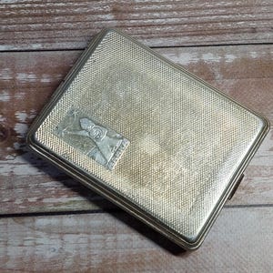 accessorio maschile scatola di sigarette portasigarette spazio sovietico