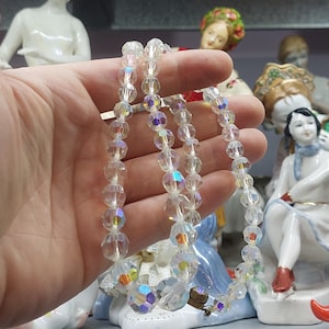 vintage crystal beads Czechoslovakia sixties