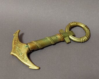 激レア サッカー 1961 ベンフィカ 栓抜き 真鍮製 ヴィンテージ 美術品・アンティーク・コレクション 激レア サッカー 1961 ベンフィカ