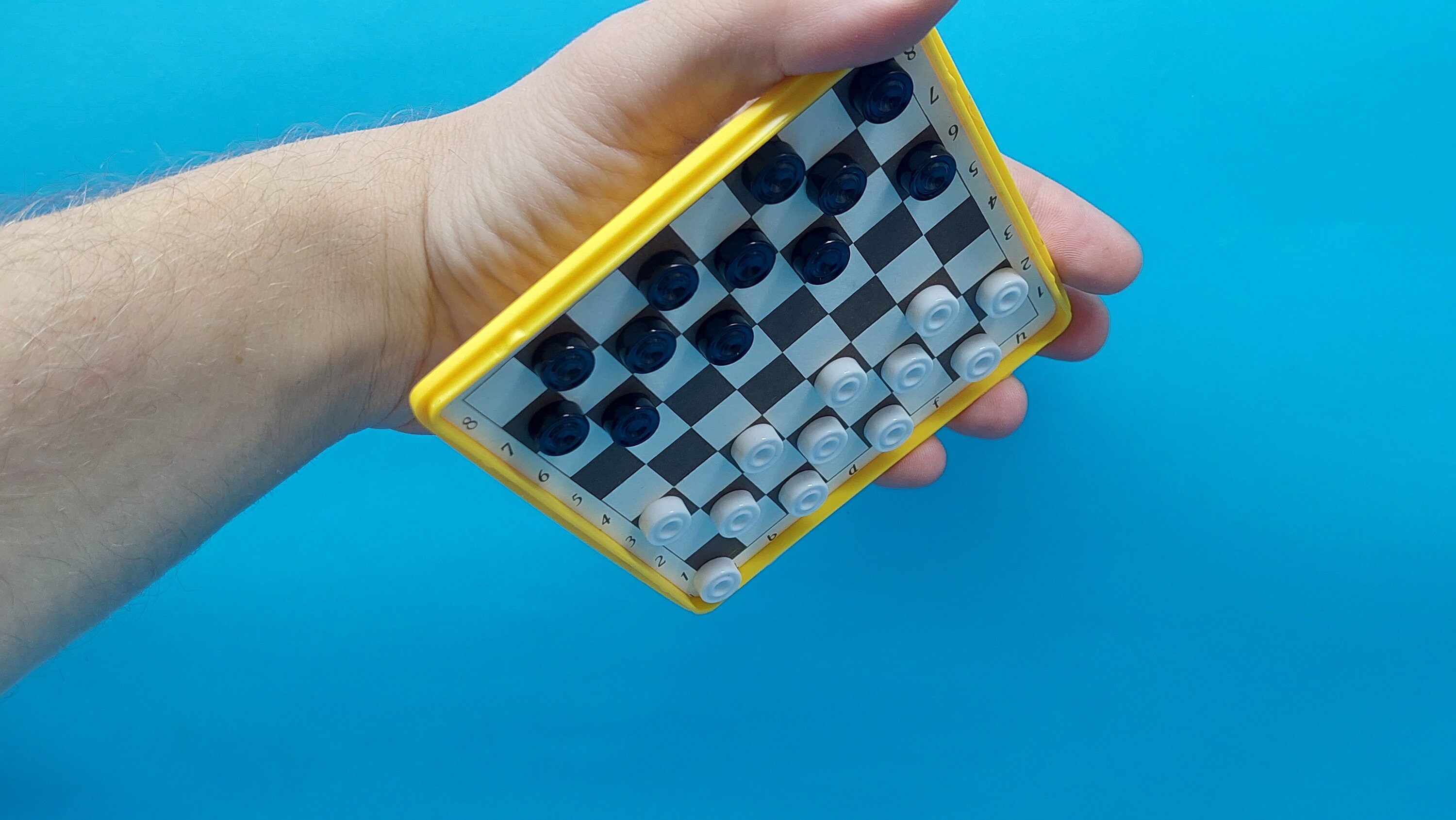 Colbert Checkers Mini Vintage Road Checkers 80's, Magnetic Checker Set, Soviet Pocket ...