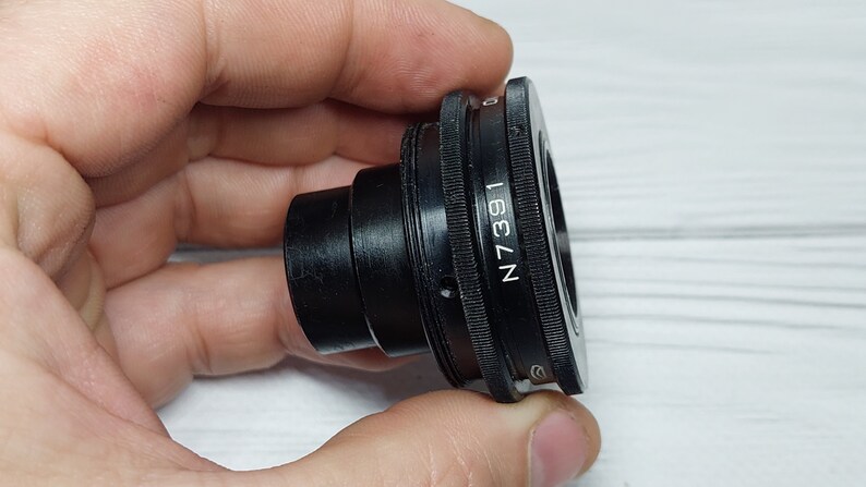 RARE Sharp OMP 1-60-1 60mm f/4.5 USSR Micro Macro 14.8x lens M39 BeLOMO image 8