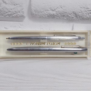 ballpoint pen for writing vintage pens from the past inscription Happy New Year