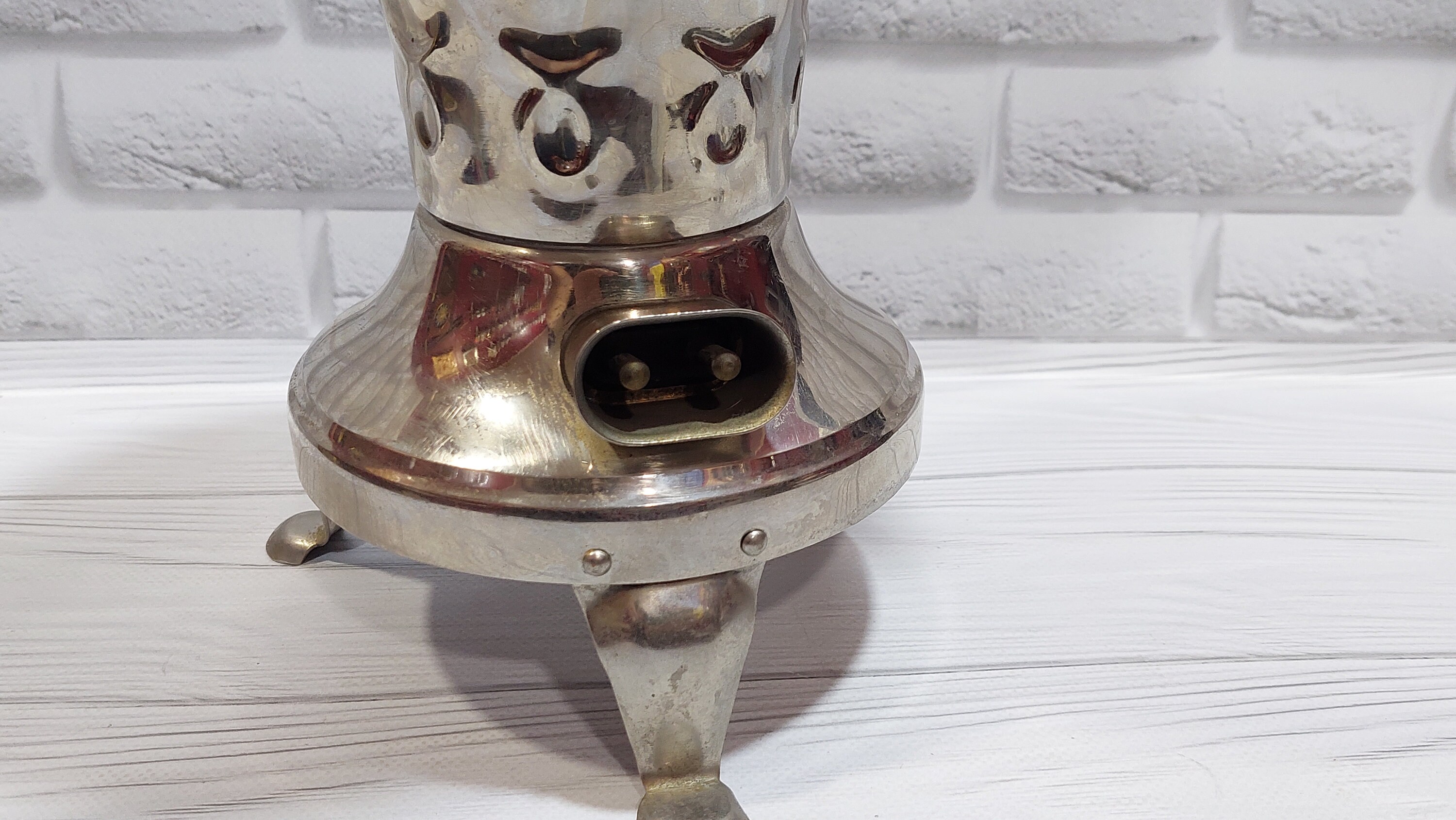 電気サモワール。電気サモワール。電気サモワールケトル。アンティーク