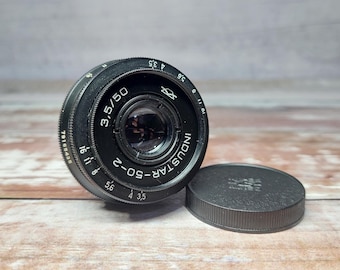 lens Industar 50-2 50mm F3.5.M42mm vintage lens, Photography Products, lens for SLR cameras