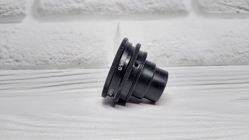 RARE Sharp OMP 1-60-1 60mm f/4.5 USSR Micro Macro 14.8x lens M39 BeLOMO image 5