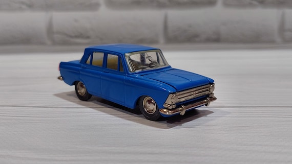 旧ソ連製ミニカー　Москвич-408 1/43 Vintage Toy Moskvich 408 Model 1:43 Toy Original Model - Etsy
