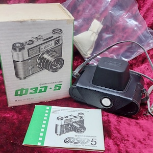 Vintage camera FED - 5 lens Industar - 61 Ld (2.8 / 55) Mount M39 Made. NEW