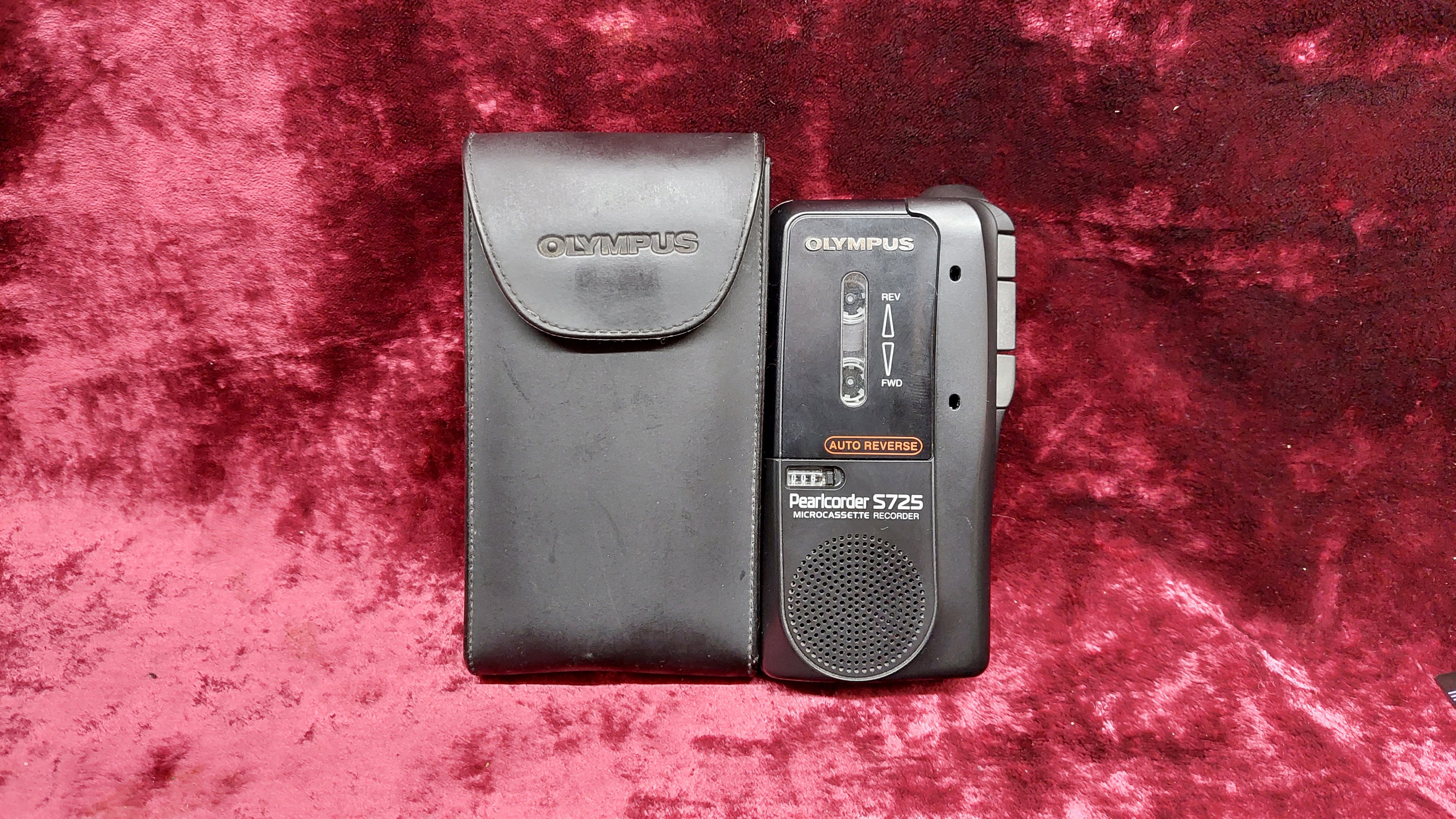 Olympus Pearlcorder S725 Vintage Voice Recorder, Olympus Micro