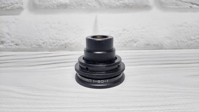 RARE Sharp OMP 1-60-1 60mm f/4.5 USSR Micro Macro 14.8x lens M39 BeLOMO image 4
