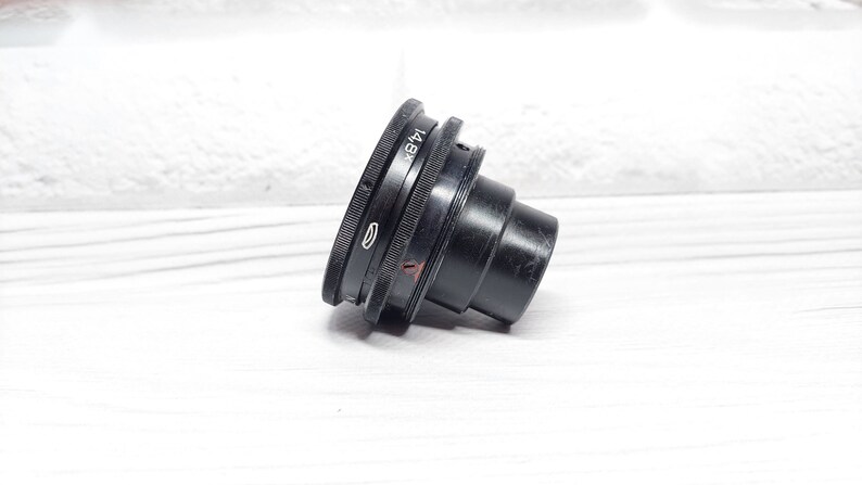 RARE Sharp OMP 1-60-1 60mm f/4.5 USSR Micro Macro 14.8x lens M39 BeLOMO image 2