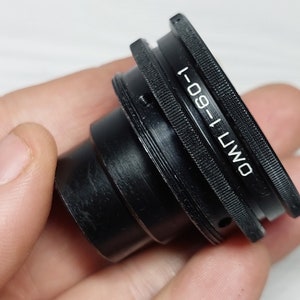 RARE Sharp OMP 1-60-1 60mm f/4.5 USSR Micro Macro 14.8x lens M39 BeLOMO image 10