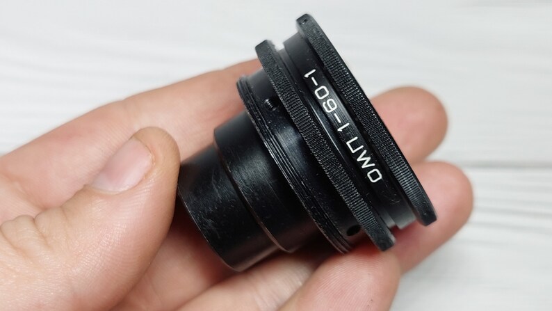 RARE Sharp OMP 1-60-1 60mm f/4.5 USSR Micro Macro 14.8x lens M39 BeLOMO image 10