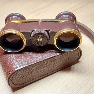 theater binoculars , - Antique opera binoculars - Pocket binoculars in a case