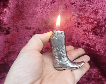 Vintage "Cowboy Boot" lighter case from the 90s. NEW!!!, Stylish men's accessory, holder for a lighter case