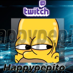 Twitch Emote,Meme Twitch,Twitch Emotes,Emotes for Streaming,Emotes for stramers and gamers,Drawings and illustrations,Homer Meme,Side Eye