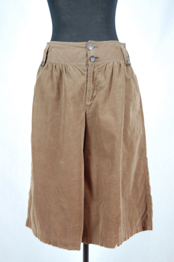 Women‘s Japanese Vintage Culotte dark brown