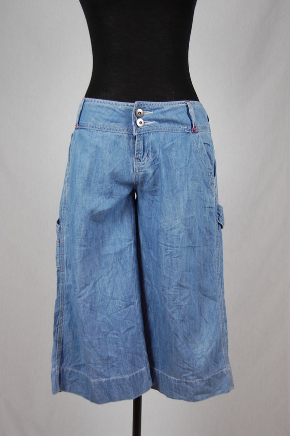 Egirl y2k Culotte Denim Low Waist VINTAGE