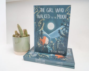 Das Mädchen, das zum Mond ging - Buch für glück