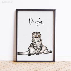 Aangepaste aquarelportretten met huisdierfoto Gepersonaliseerde digitale hondenportretten Kattenportretten Aangepaste hondenportretten Aangepaste huisdierherdenkingskunst
