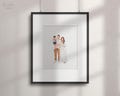 Personalised Hand-Drawn Watercolor Portrait from Photo: Custom Family Art, Couple Gift (Digital or Print Available) product logo