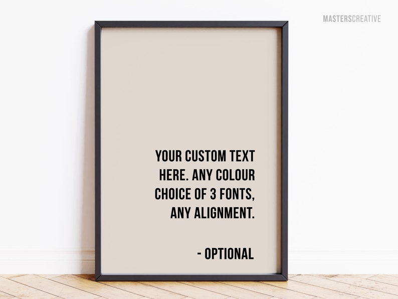 Custom Quote Print Custom Text Print Custom Quote Custom - Etsy UK