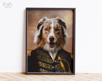 Custom Dog Portrait, Pet Portrait Royal, Historical Pet Portrait, Funny Pet Lover Gift, Royal Pet Portrait, Renaissance Dog Portraits