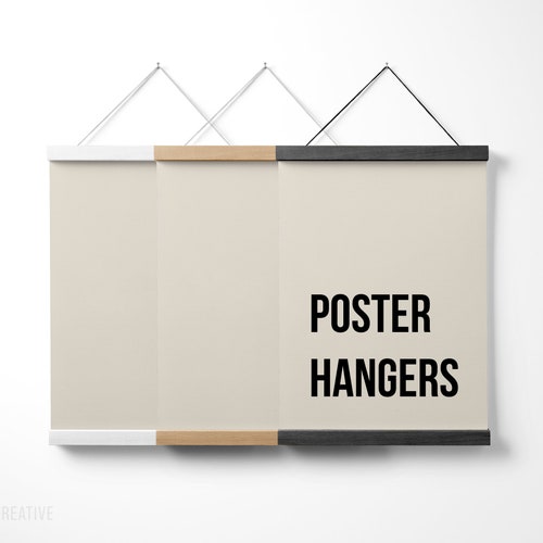 Wooden Poster Hanger for Framing Art & Prints A5 A4 Etsy Ireland