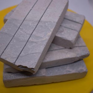 Edible Black grooved Slate block