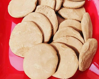 Edible Sandy Tan clay biscuits