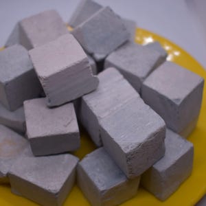 Edible Slate cubes mini ( white, red and black)