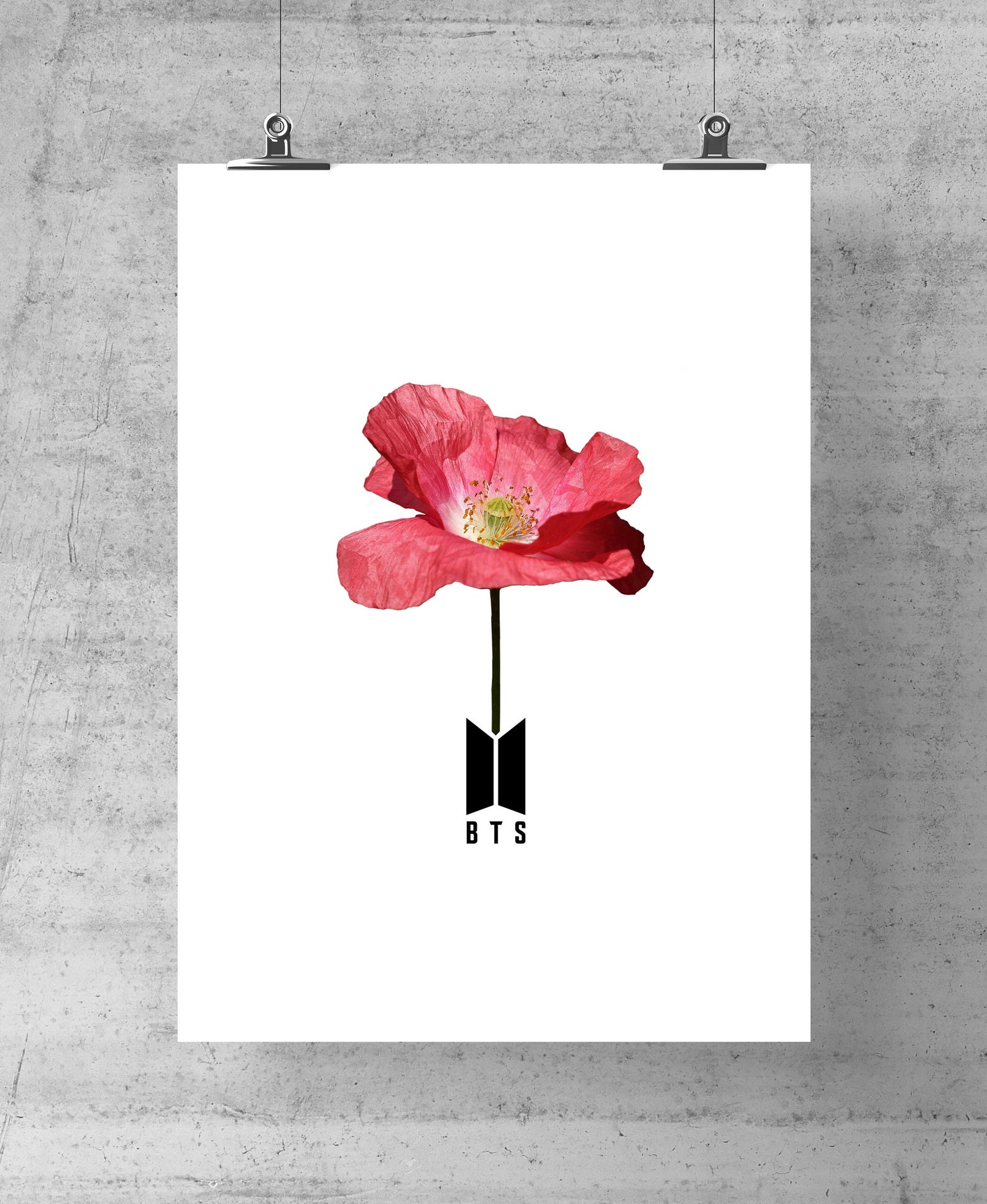 BTS Poster BTS Poster Spring Day BTS Printable Art Print - Etsy