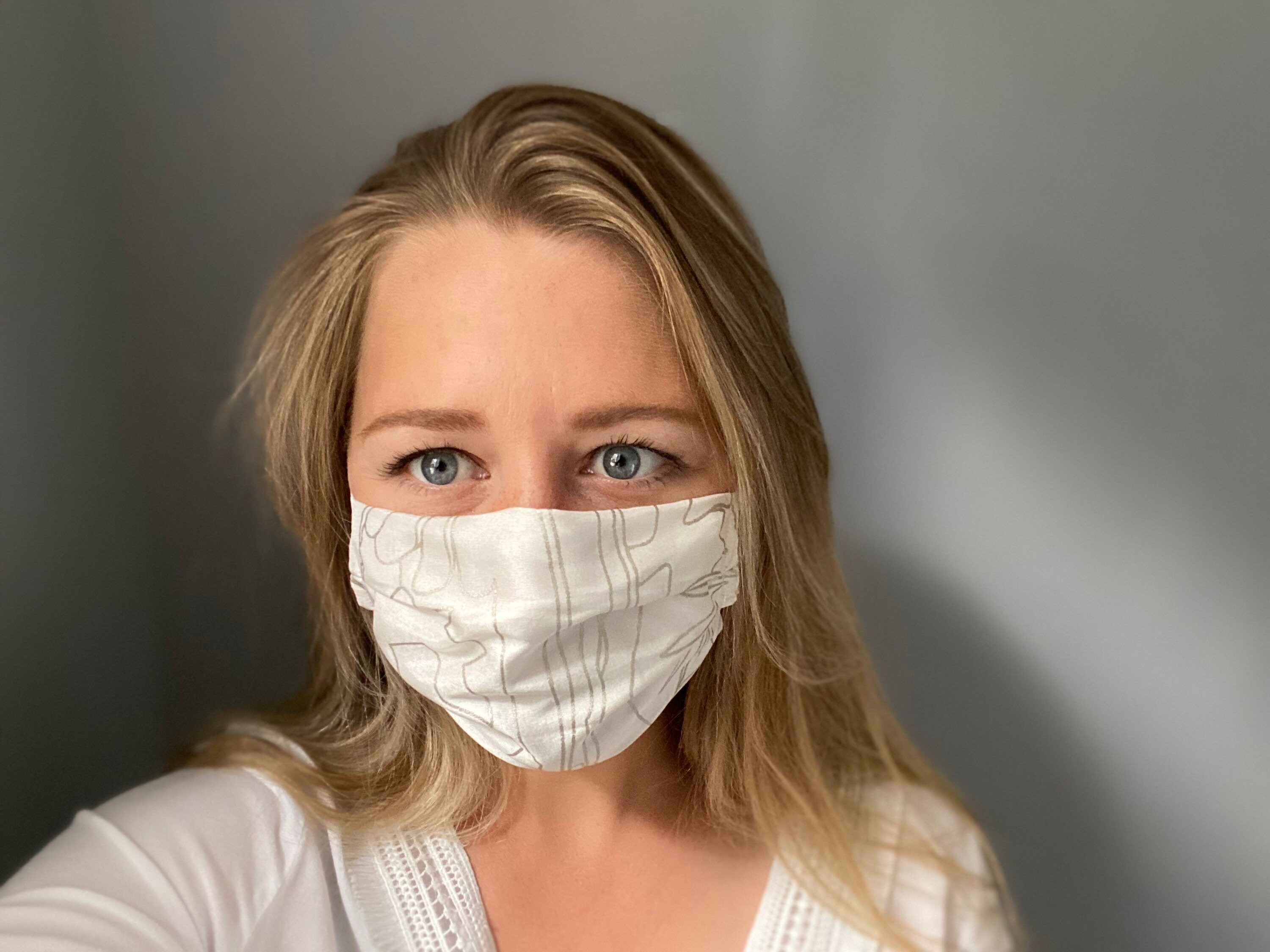 Designer Silk Face Mask. Luxury Pleated 100 Silk. Breathable Etsy UK