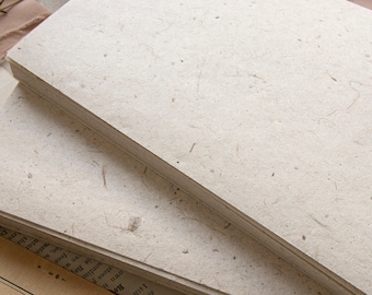 Handgemaakt papier van plantaardige vezels: verpakking van 10 vellen