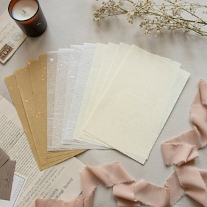 Papiers faits main | Feuille d'or, Papier fait main fin | SP4