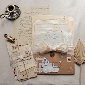 Genuine Antique Vintage Paper Bundle vr.02
