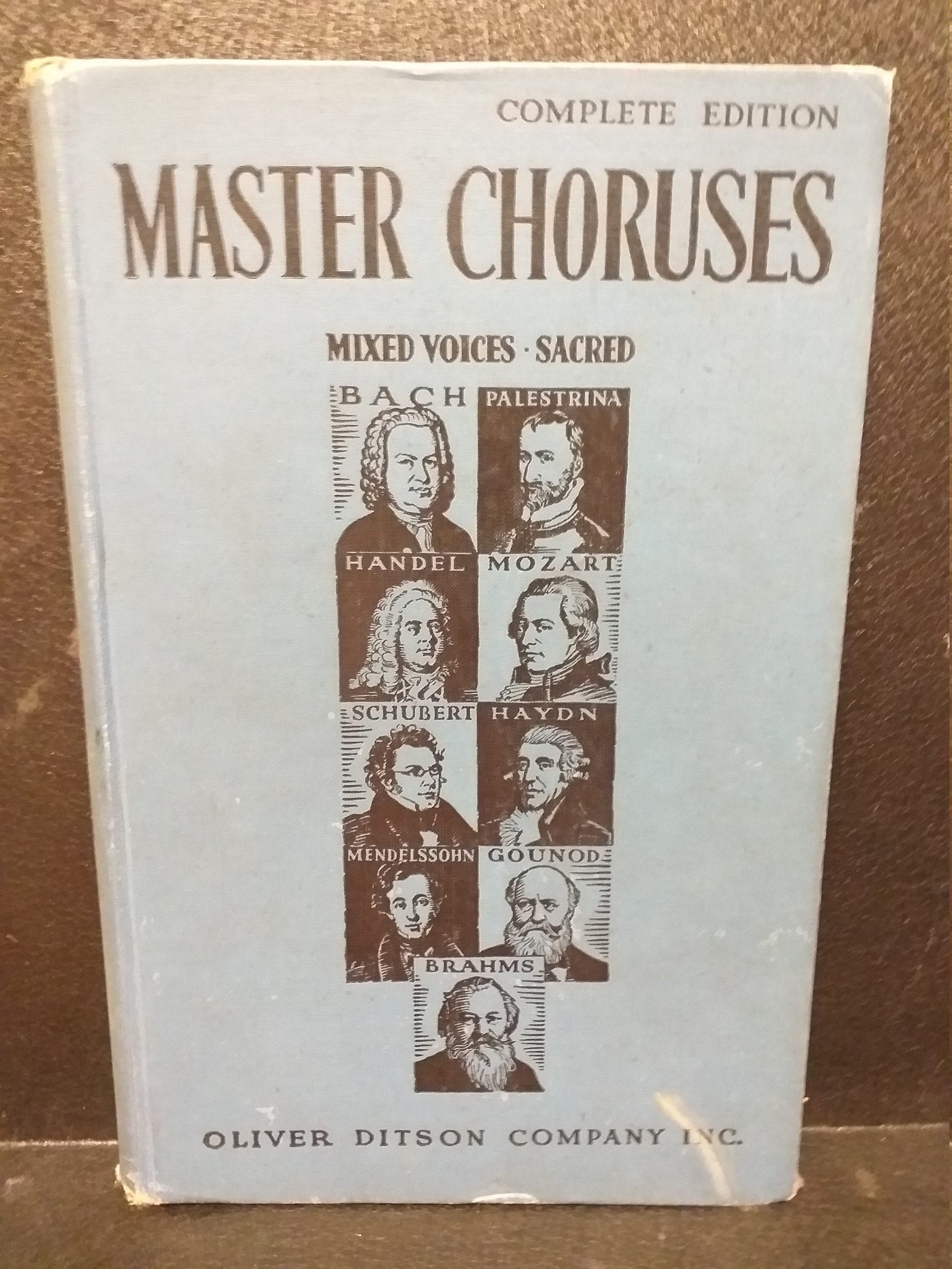 1933 Master Choruses VERY RARE Complete Edition Oliver Etsy