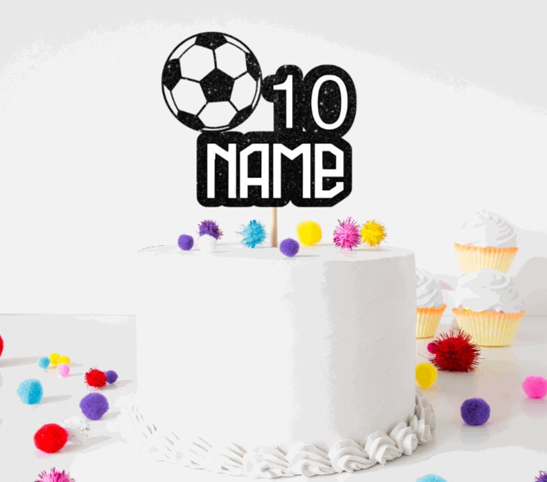 Football Cake Topper / Soccer Cake Topper / Themed Birthday | Etsy