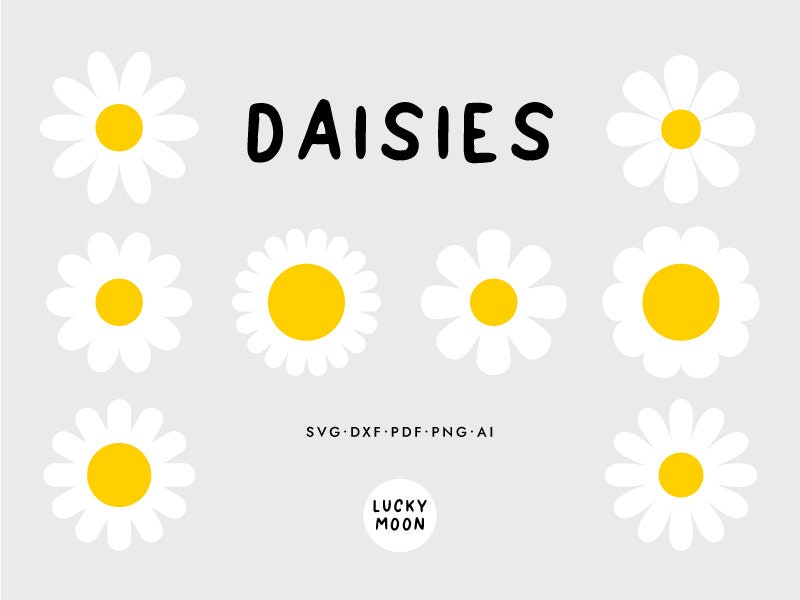 Daisy SVG Free Flower Clipart - Dreamstale