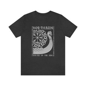 Viking T-Shirt Men / Norse Mythology / Viking Runes / Vegvisir / Norse Mythology / Viking Gift Present / Viking Clothing / Valhalla image 6