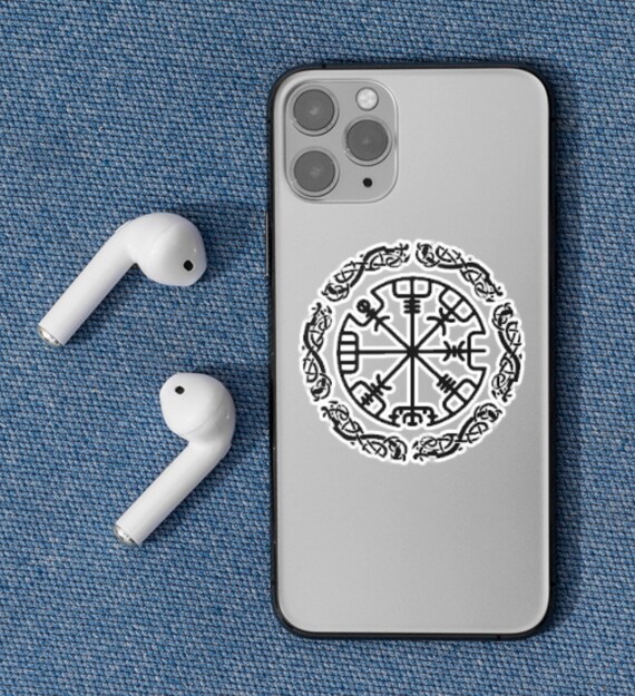 Norse Wayfinder Vegvisir vinyl car decal Free shipping Runes 20+ colors
