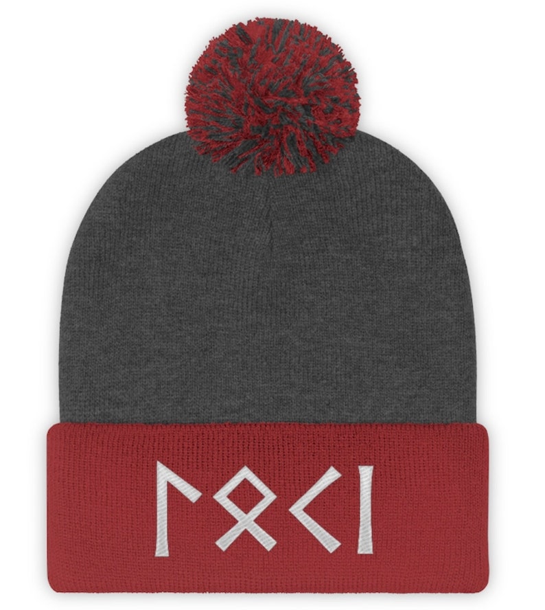 Viking Beanie / Loki Pom Pom Beanie / Viking Clothing / Loki - Etsy