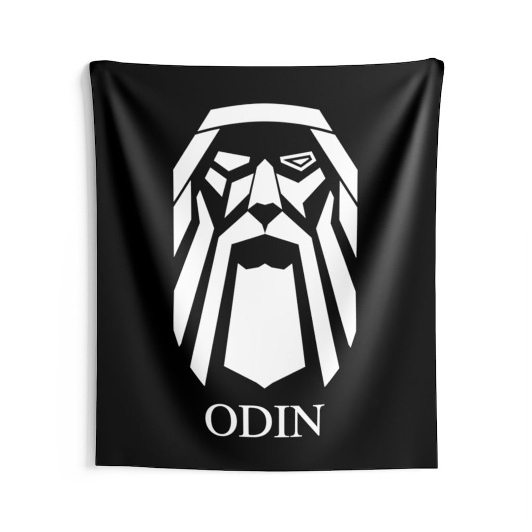 Viking Tapestry Odin / Norse God Odin / Viking Wall Decoration / Norse
