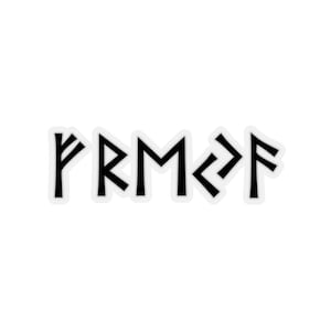 freya runes aufkleber runen norse goddess asatru