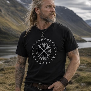 Vegvisir Shirt | Viking Compass Tee | Norse Warrior