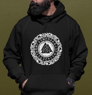Sweatshirt Viking – Design Hache Celtique, Mythologie Nordique – Cadeau Pour Fans D’Odin, Thor, LARP