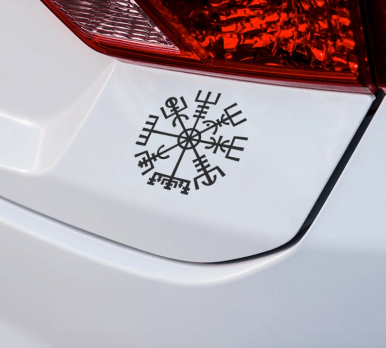 Viking Car Decal Vegvisir Viking Car Sticker / Viking Etsy
