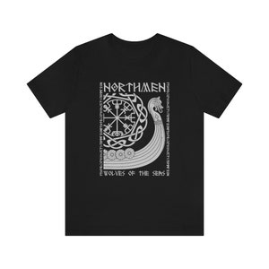Viking T-Shirt Men / Norse Mythology / Viking Runes / Vegvisir / Norse Mythology / Viking Gift Present / Viking Clothing / Valhalla image 5