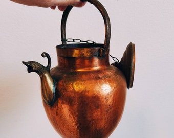 Uralter Amphora Kupfer Krug / vermutlich Italien um 1920