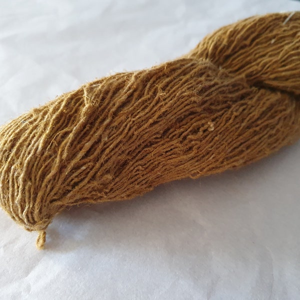 Natural Hemp Yarn - Gold - 7/1nm - 100g skein
